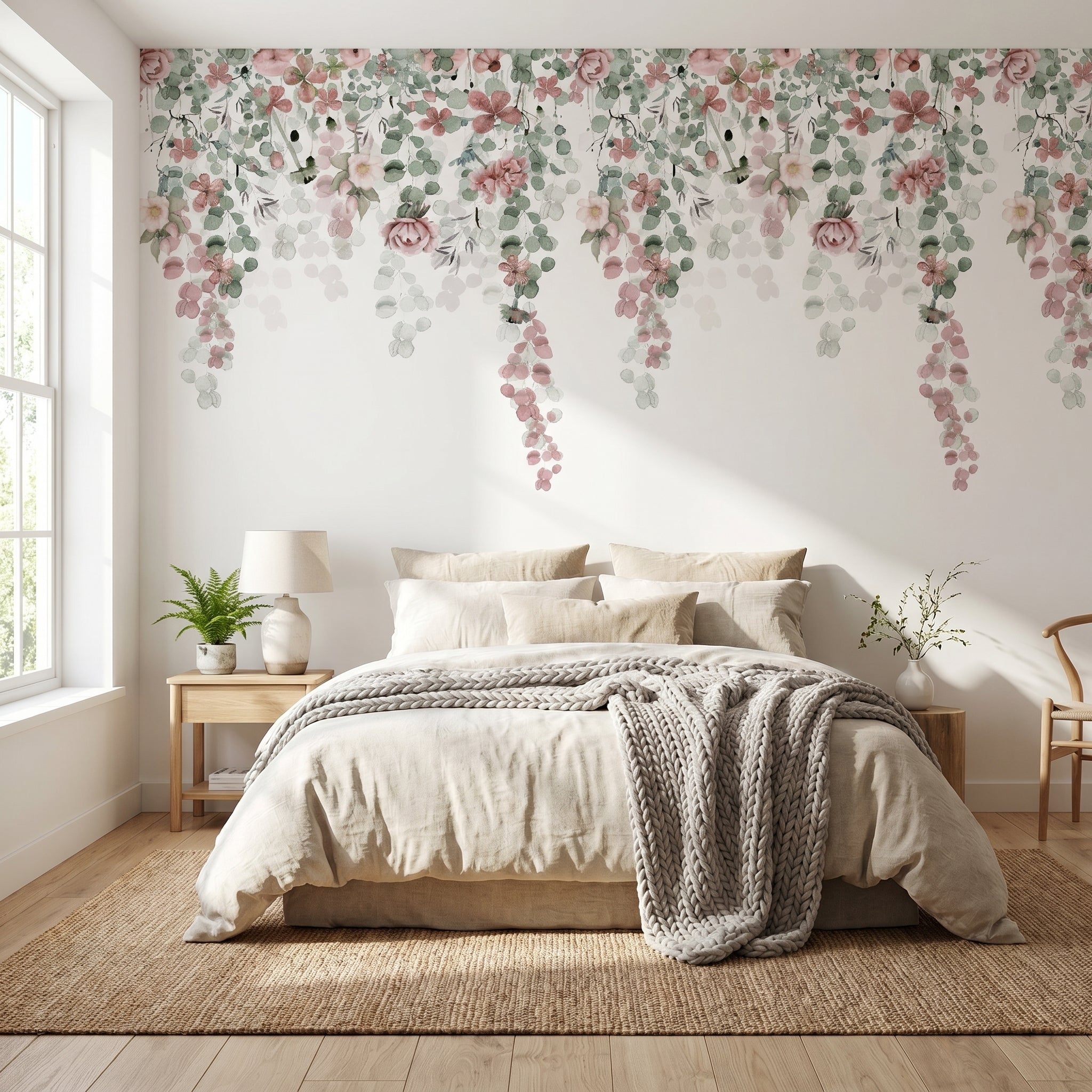 Papel pintado - Love Tale Flores colgantes II