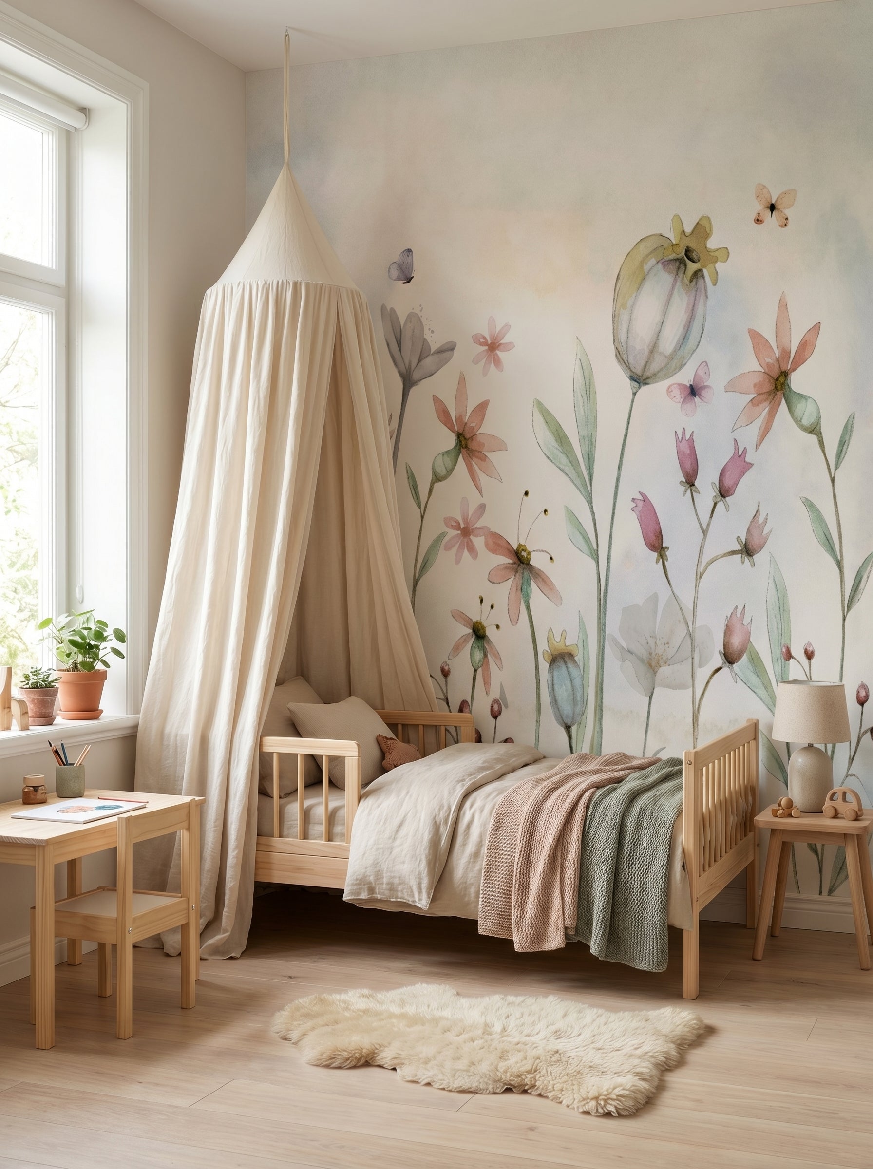 Mural de papel pintado - JARDIN SILVESTRE