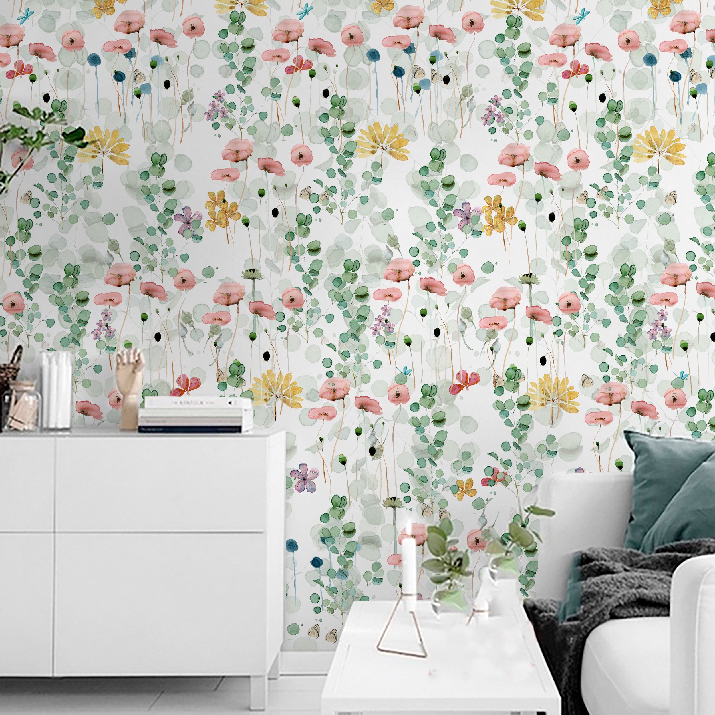 Papel pintado - Floral I