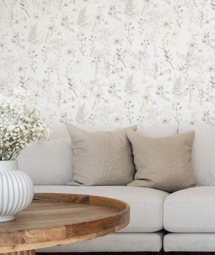 Papel pintado - Flores Armonía
