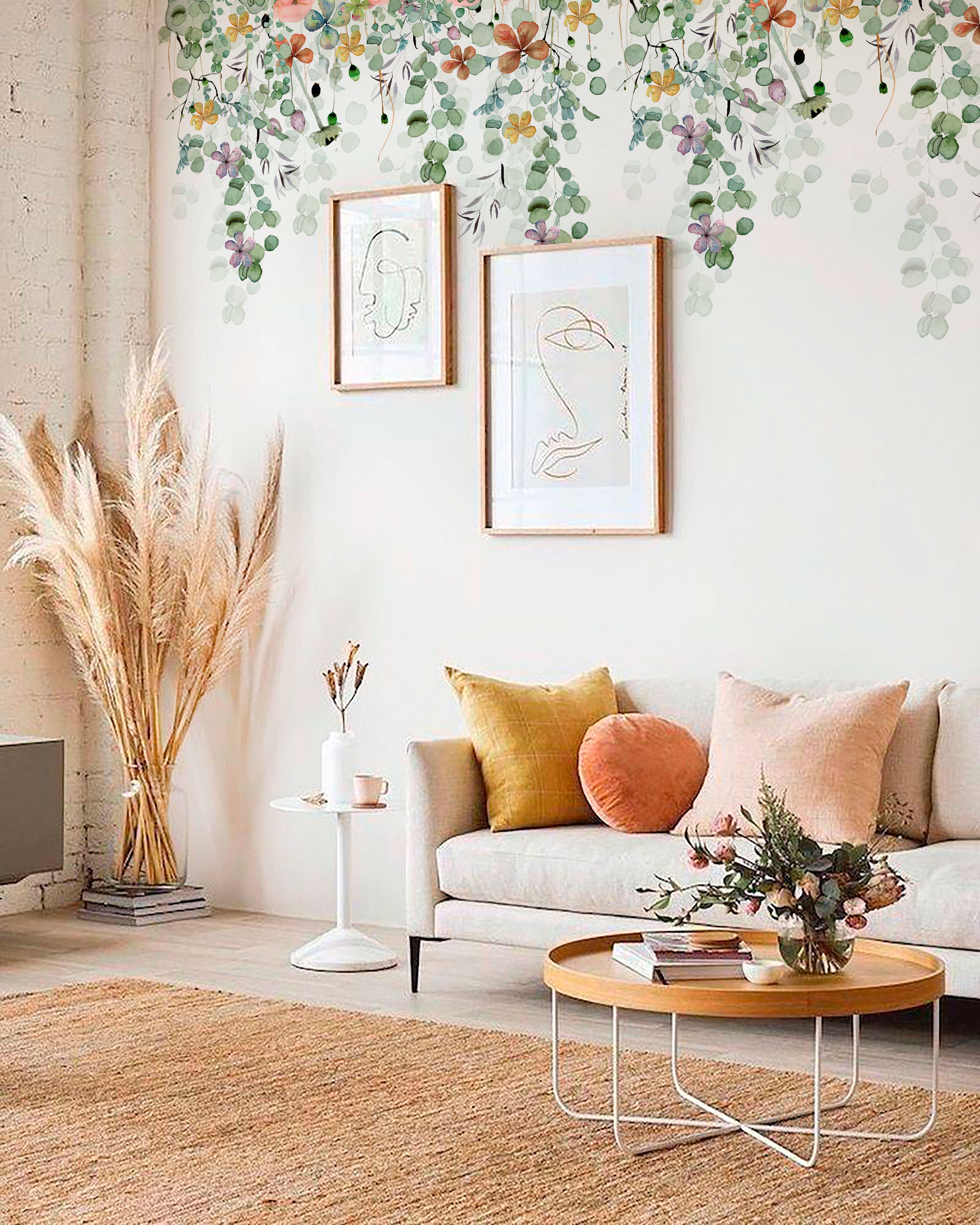 Papel pintado - Love Tale Flores colgantes I