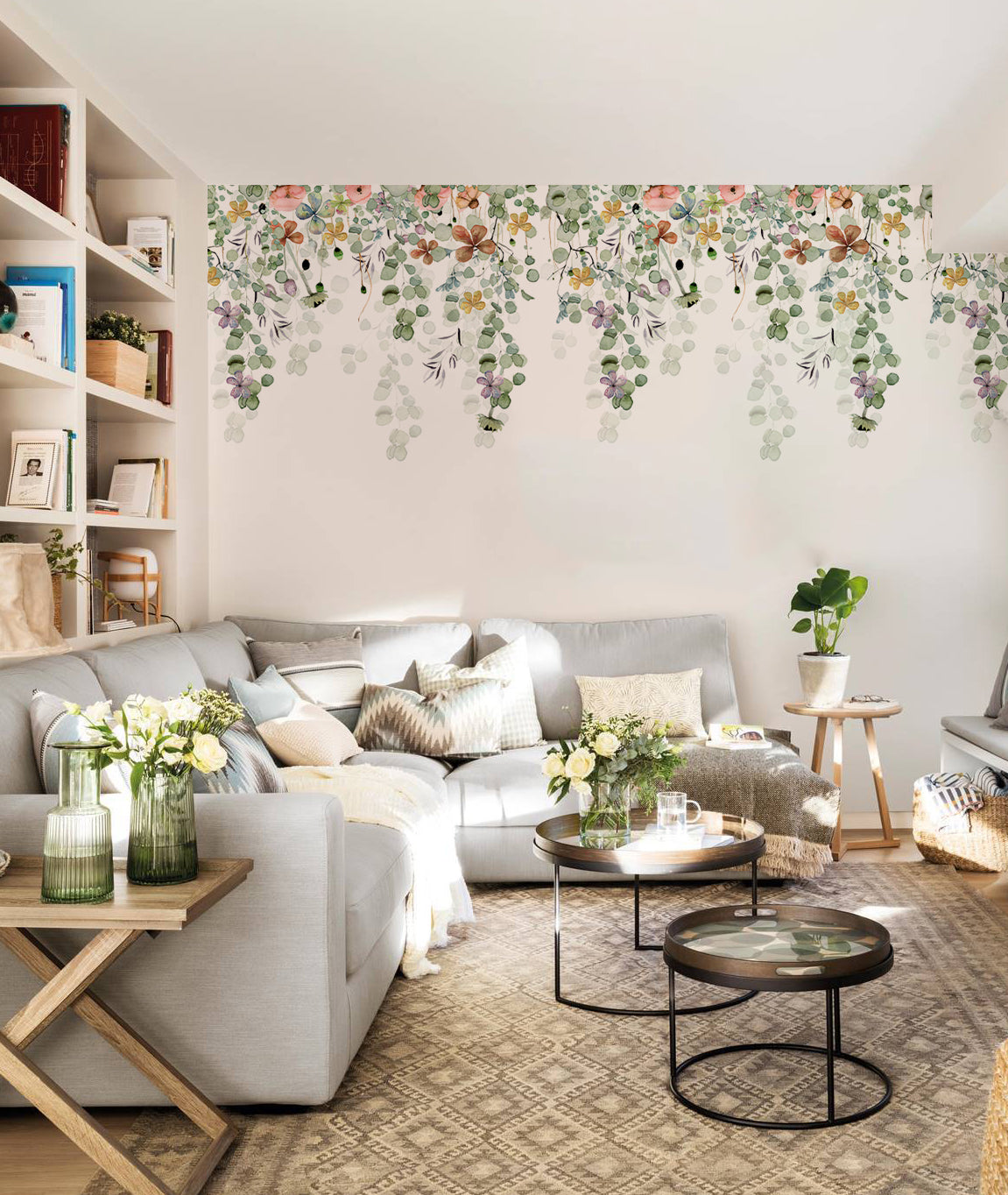 Papel pintado - Love Tale Flores colgantes I