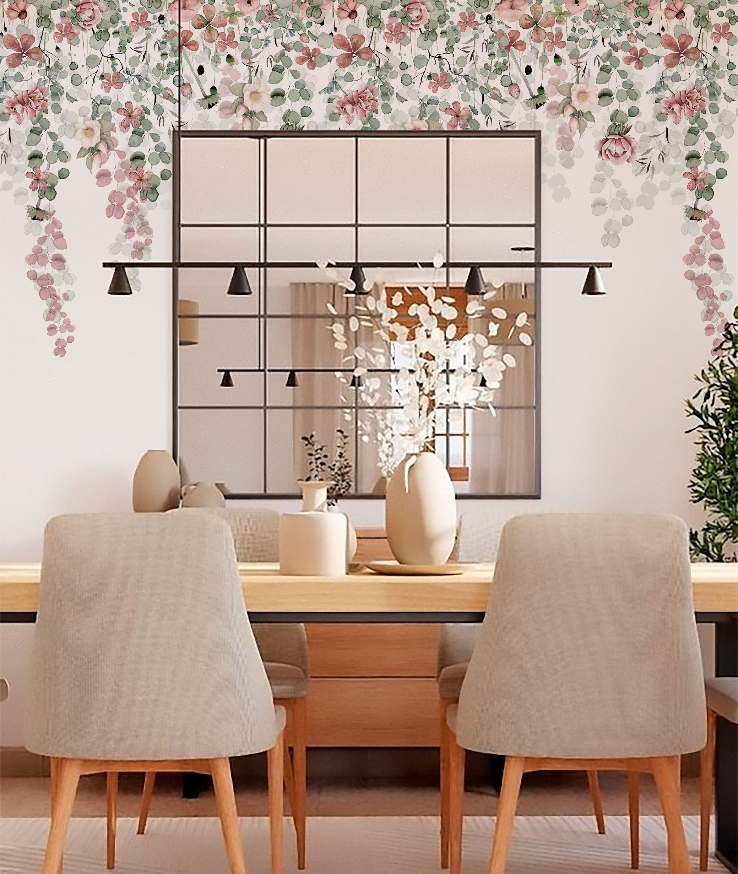 Papel pintado - Love Tale Flores colgantes II