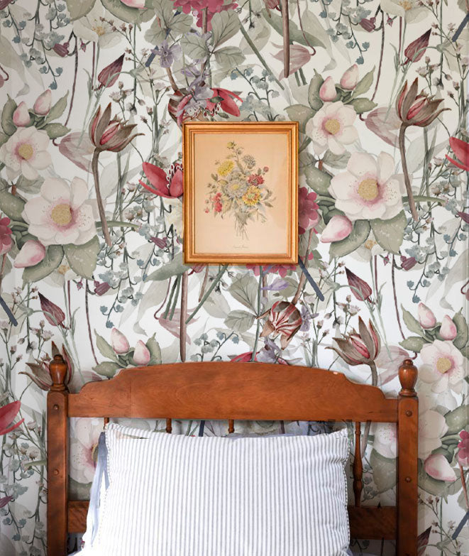 Papel pintado - Flores Silvestres I