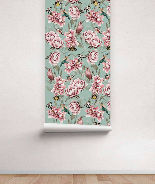 Papel pintado - Rosas III