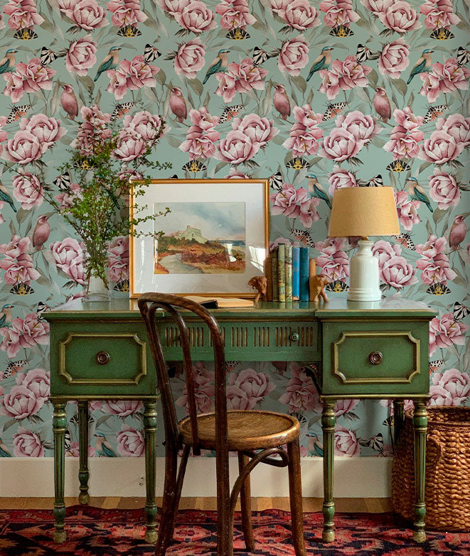 Papel pintado - Rosas III