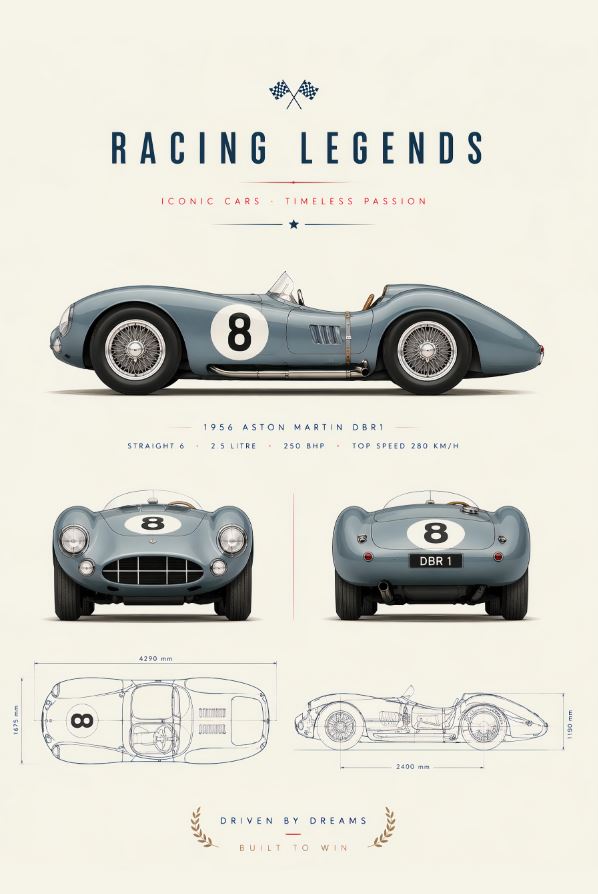 Lámina - RACING LEGENDS