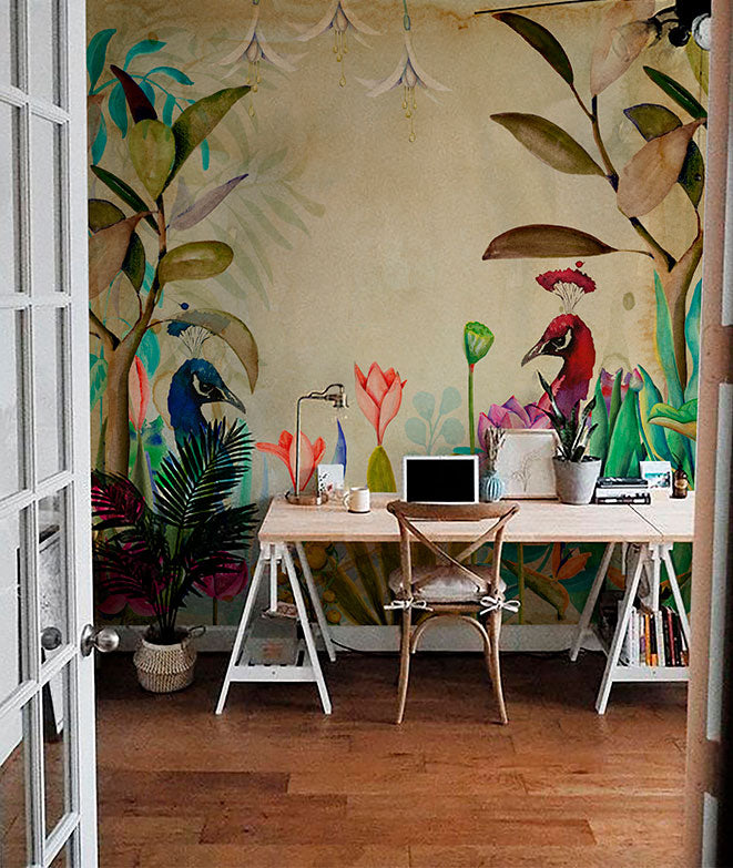 Mural de papel pintado - En el Paraíso