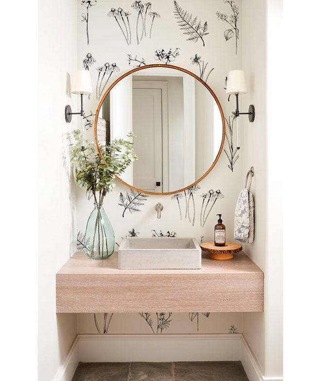 Papel pintado - Flores del bosque