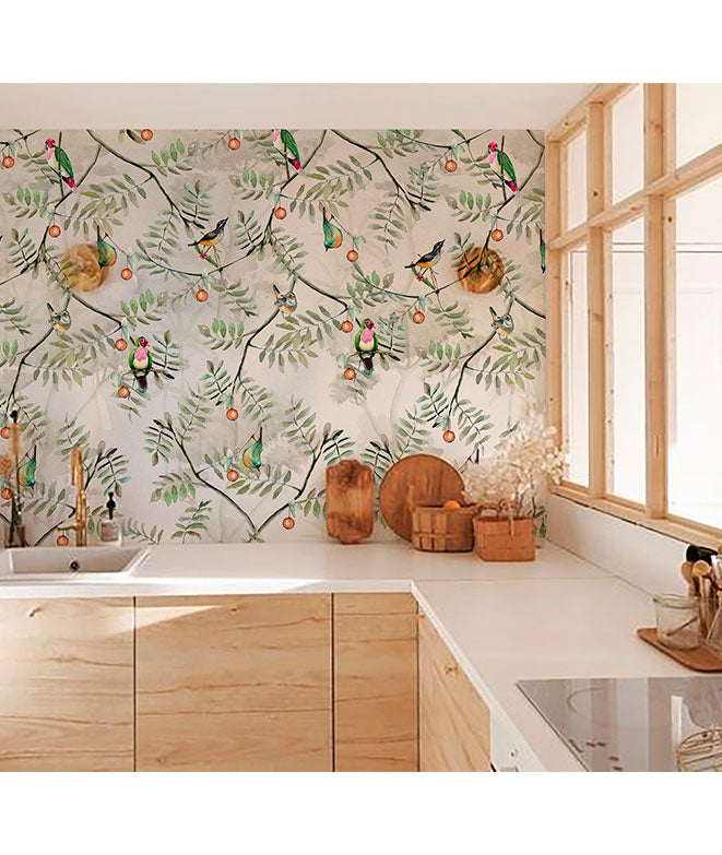 Papel pintado - Jardín I