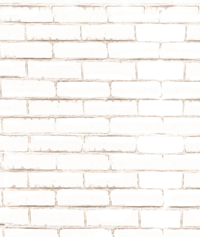 Papel pintado - Ladrillos encalados