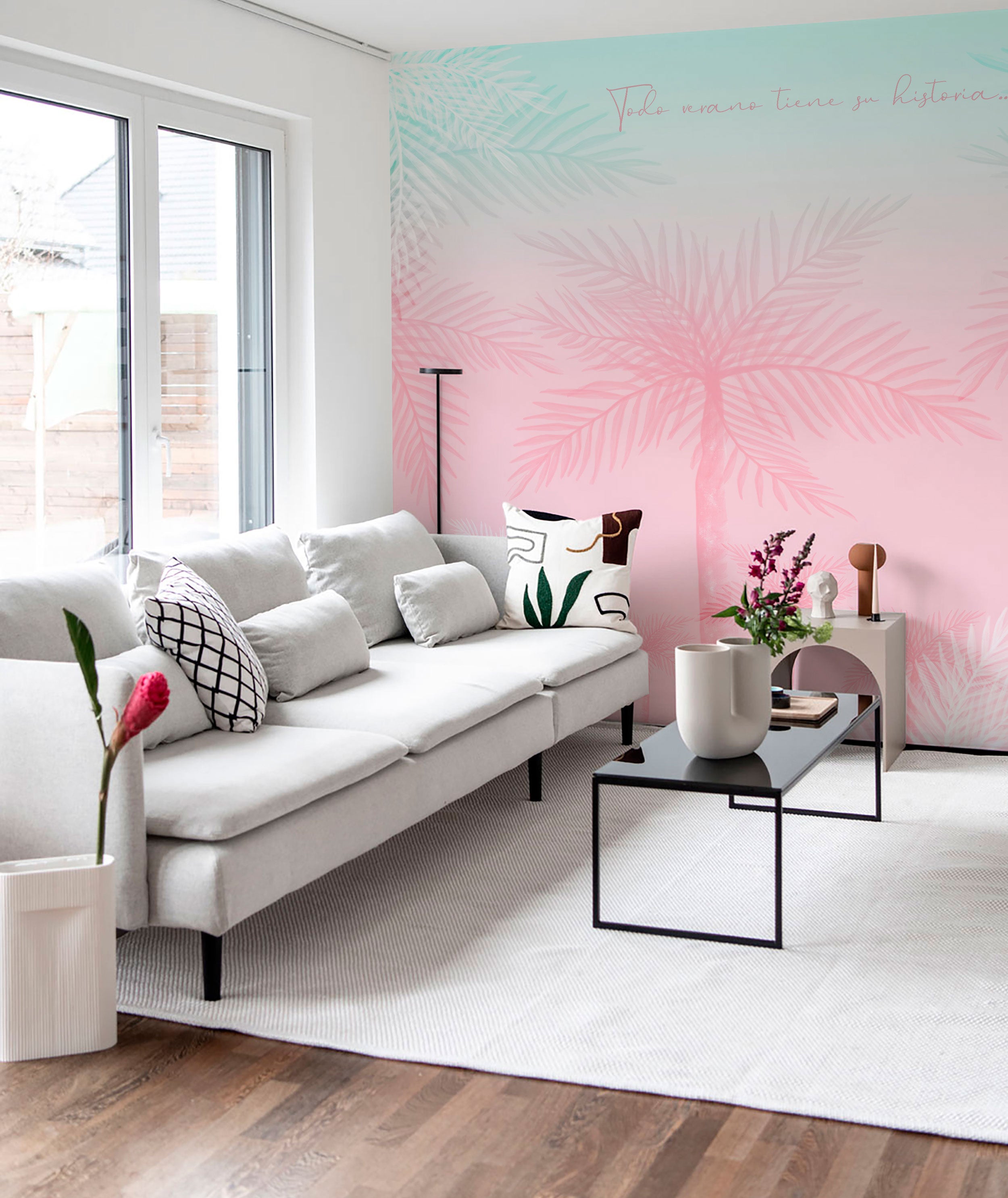 Mural de papel pintado - Palm Tree