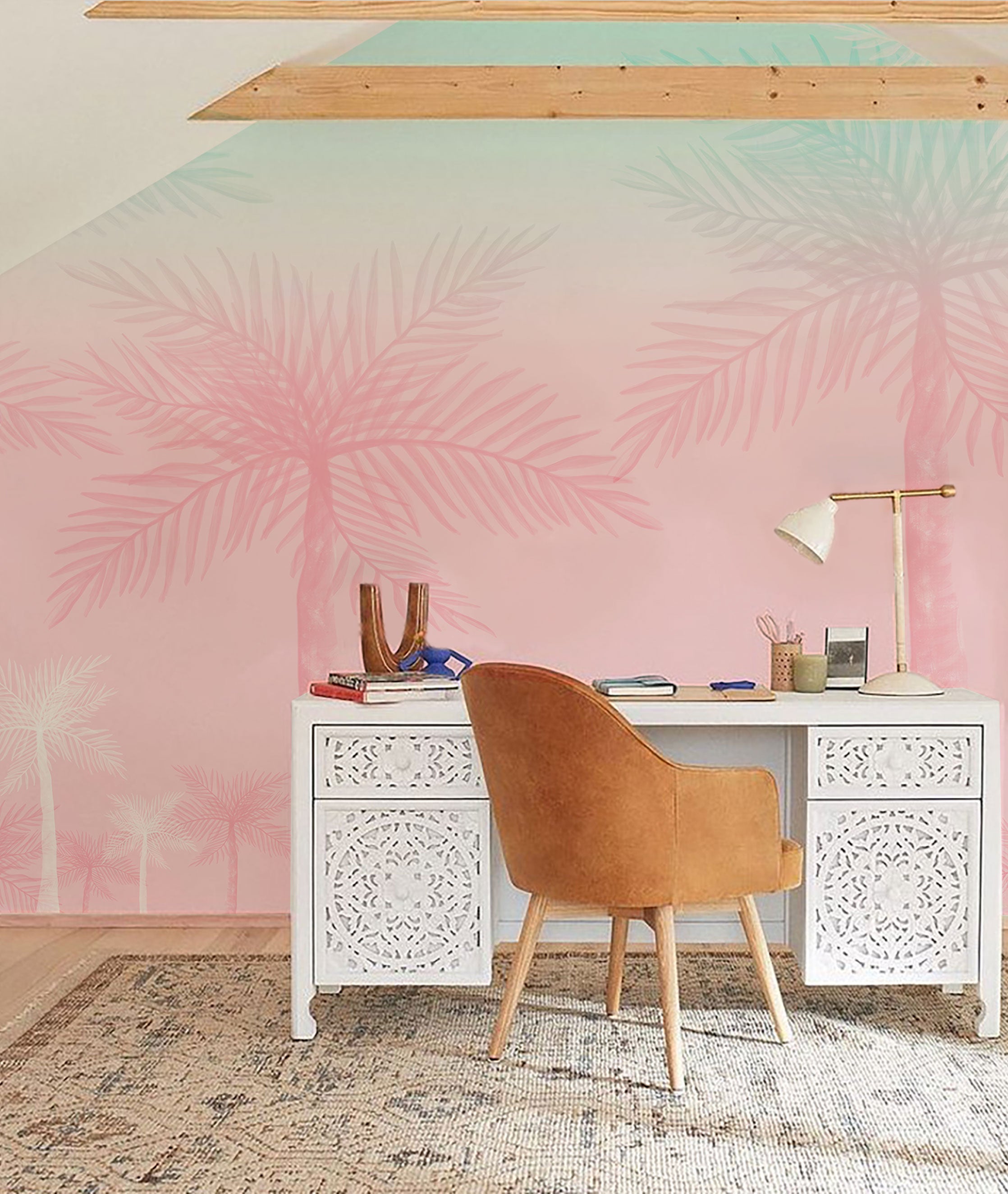 Mural de papel pintado - Palm Tree