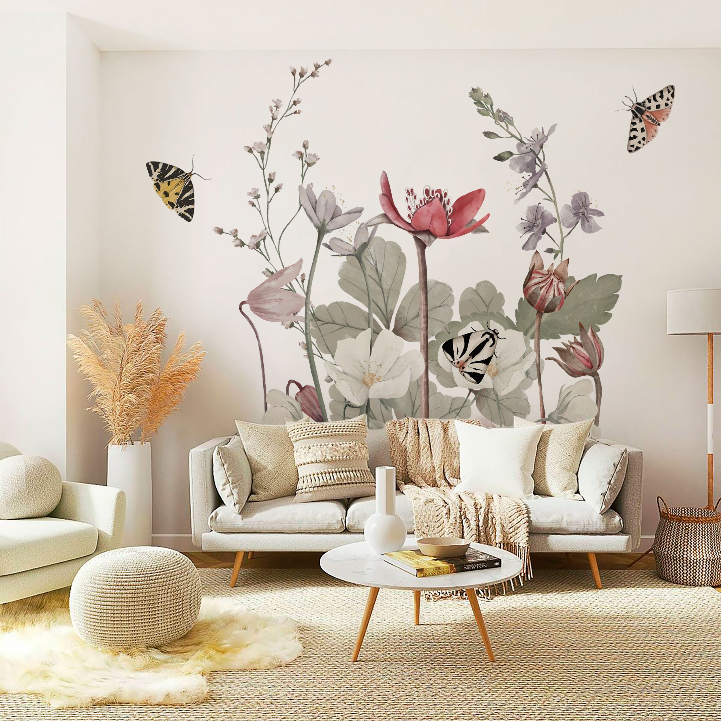 Mural de papel pintado - Flores Silvestres I