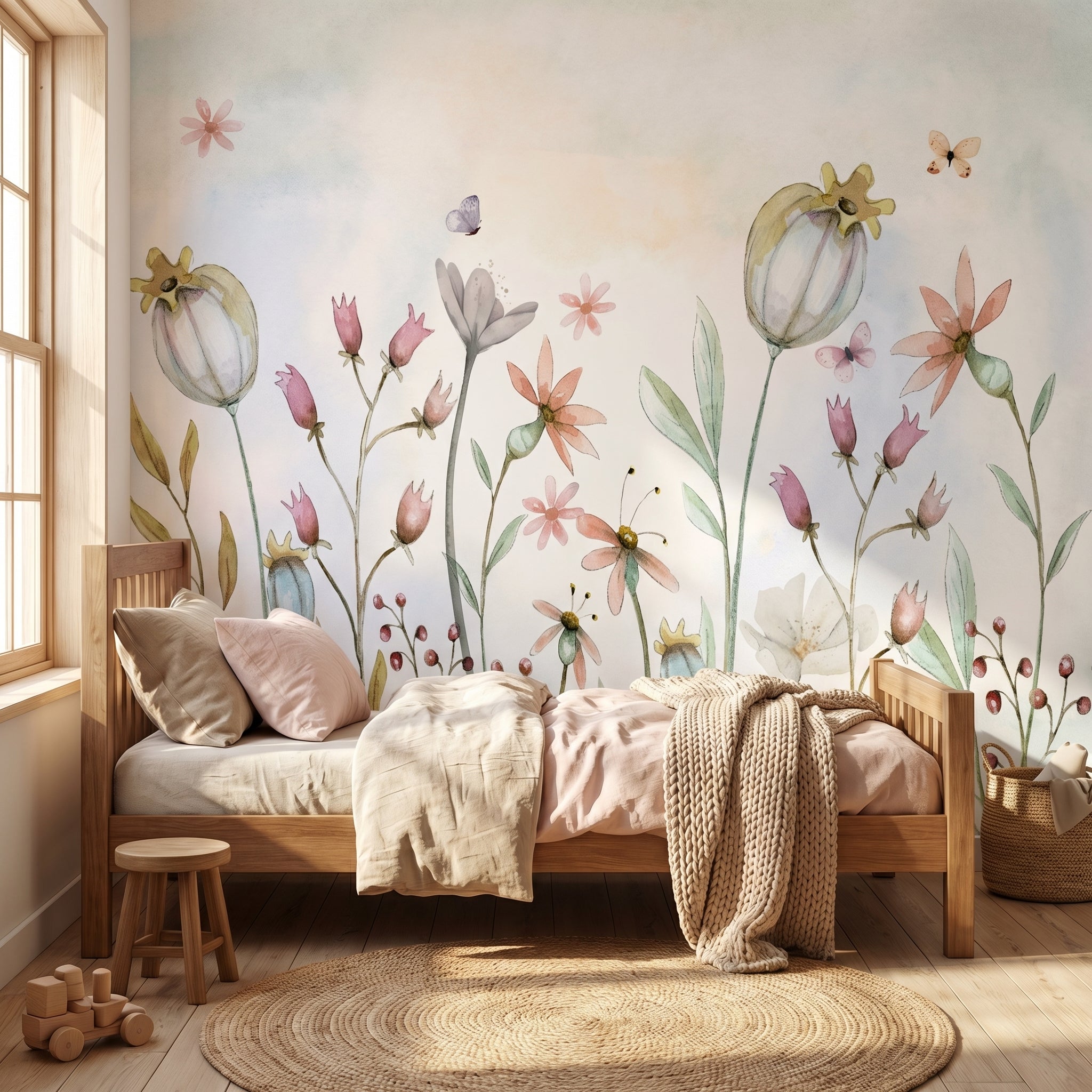 Mural de papel pintado - JARDIN SILVESTRE