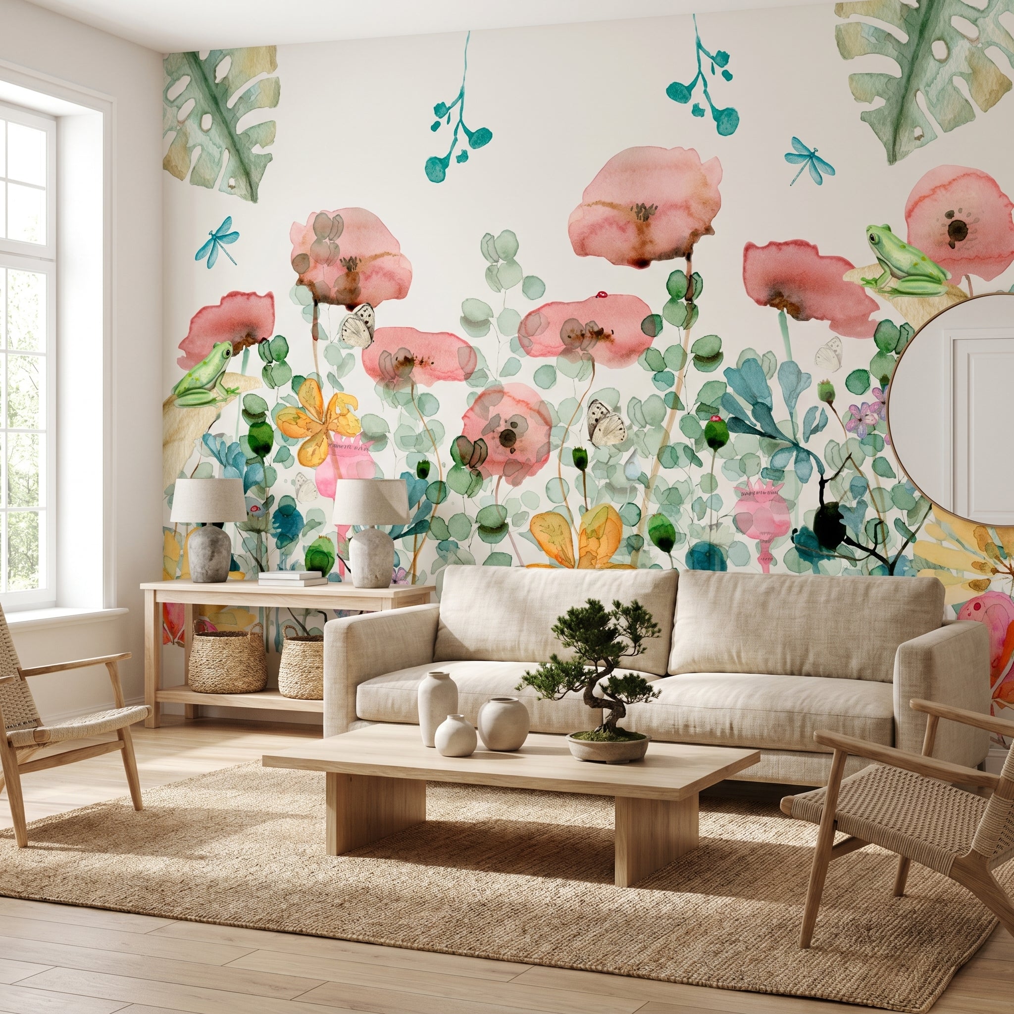 Mural de papel pintado - Floral I