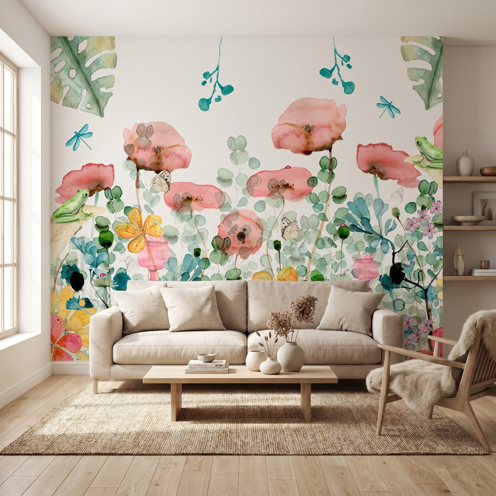 Mural de papel pintado - Floral I