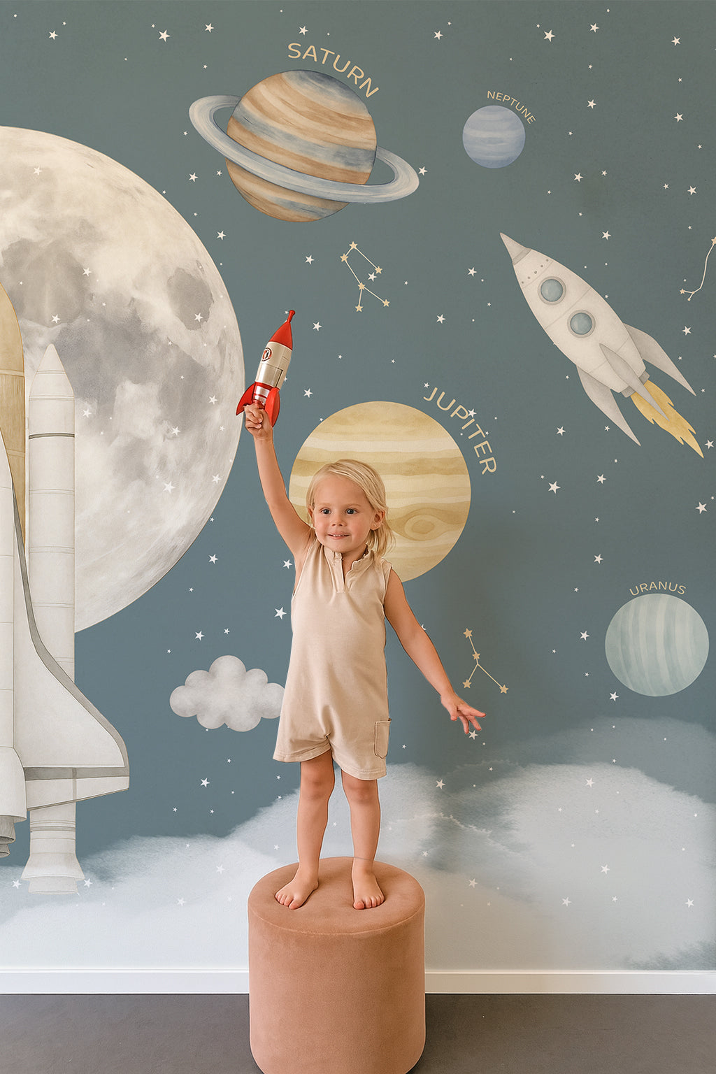 Mural de papel pintado - VIAJE A LA LUNA