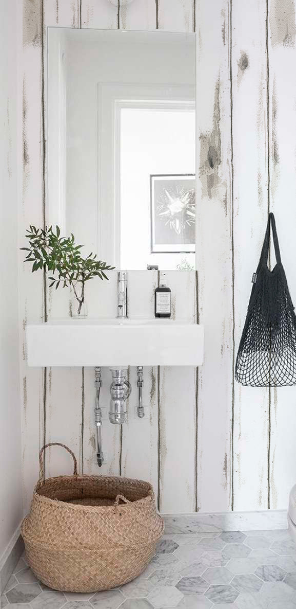 Papel pintado - Madera decapada