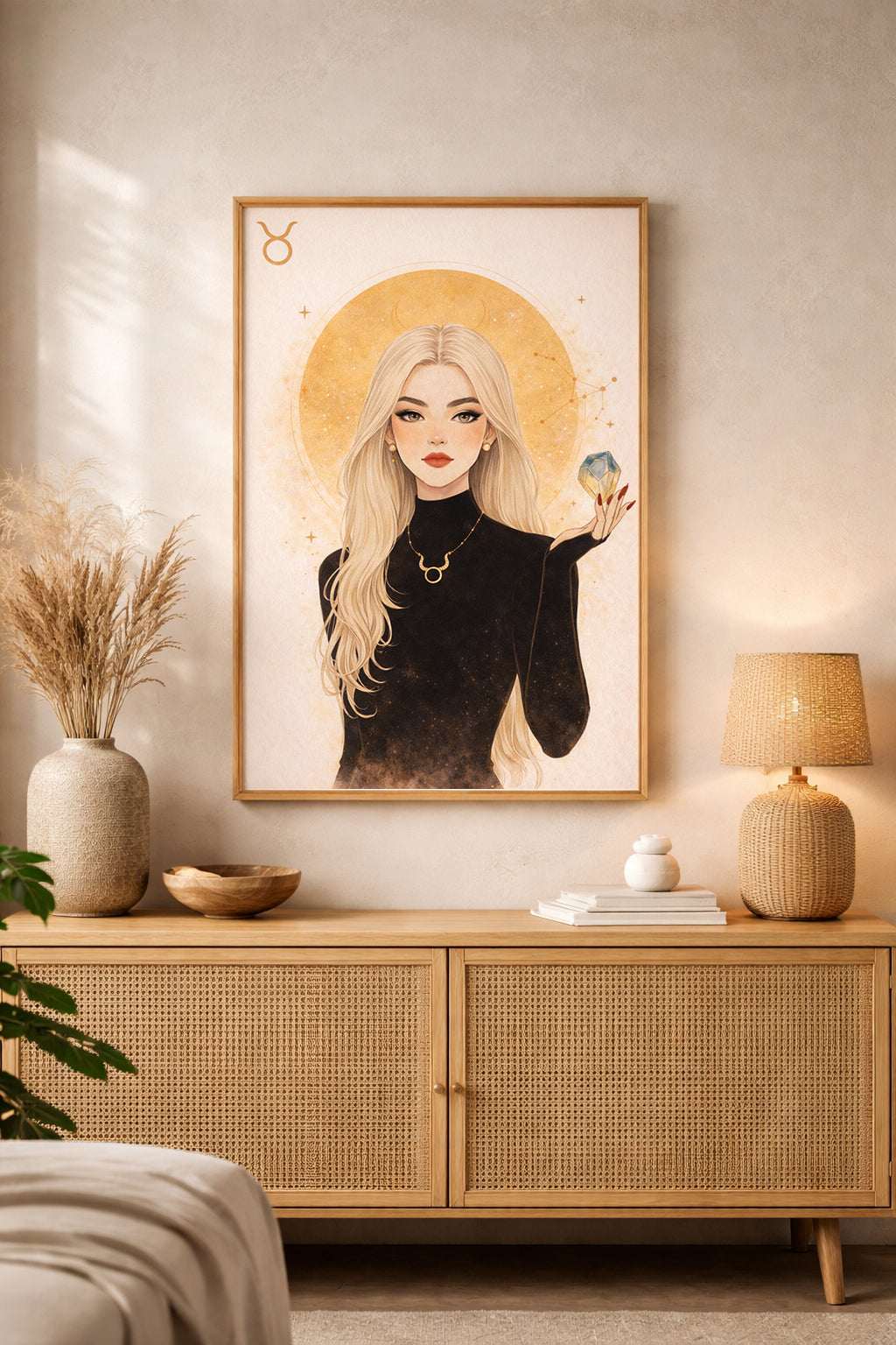 Lámina zodiaco Tauro mujer