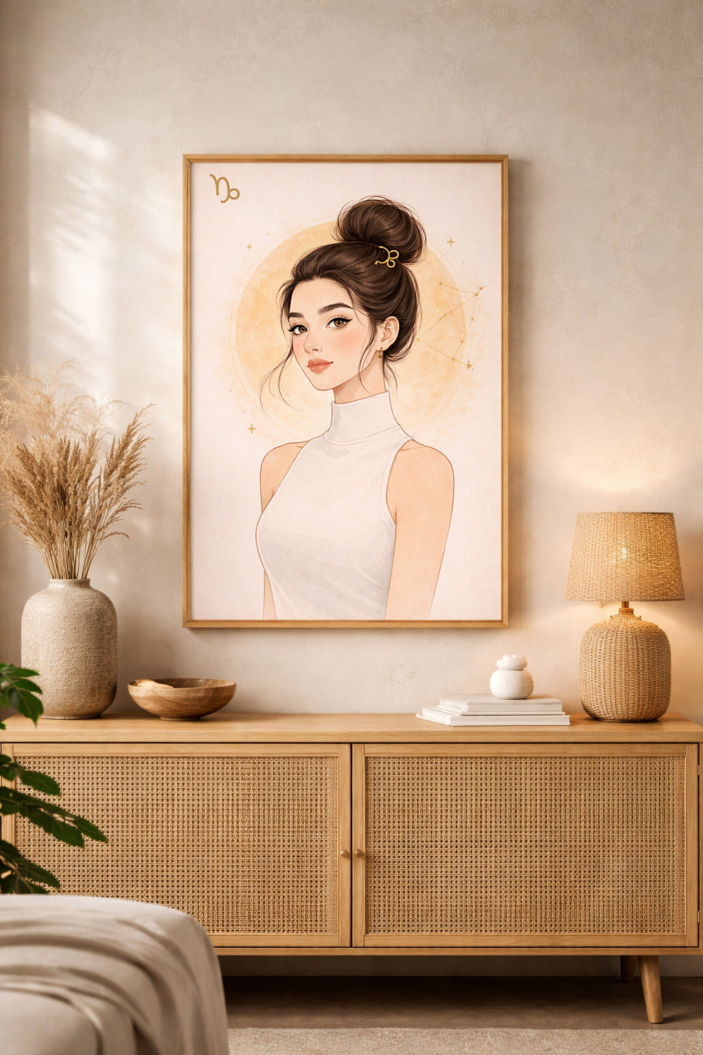 Lámina zodiaco Capricornio mujer