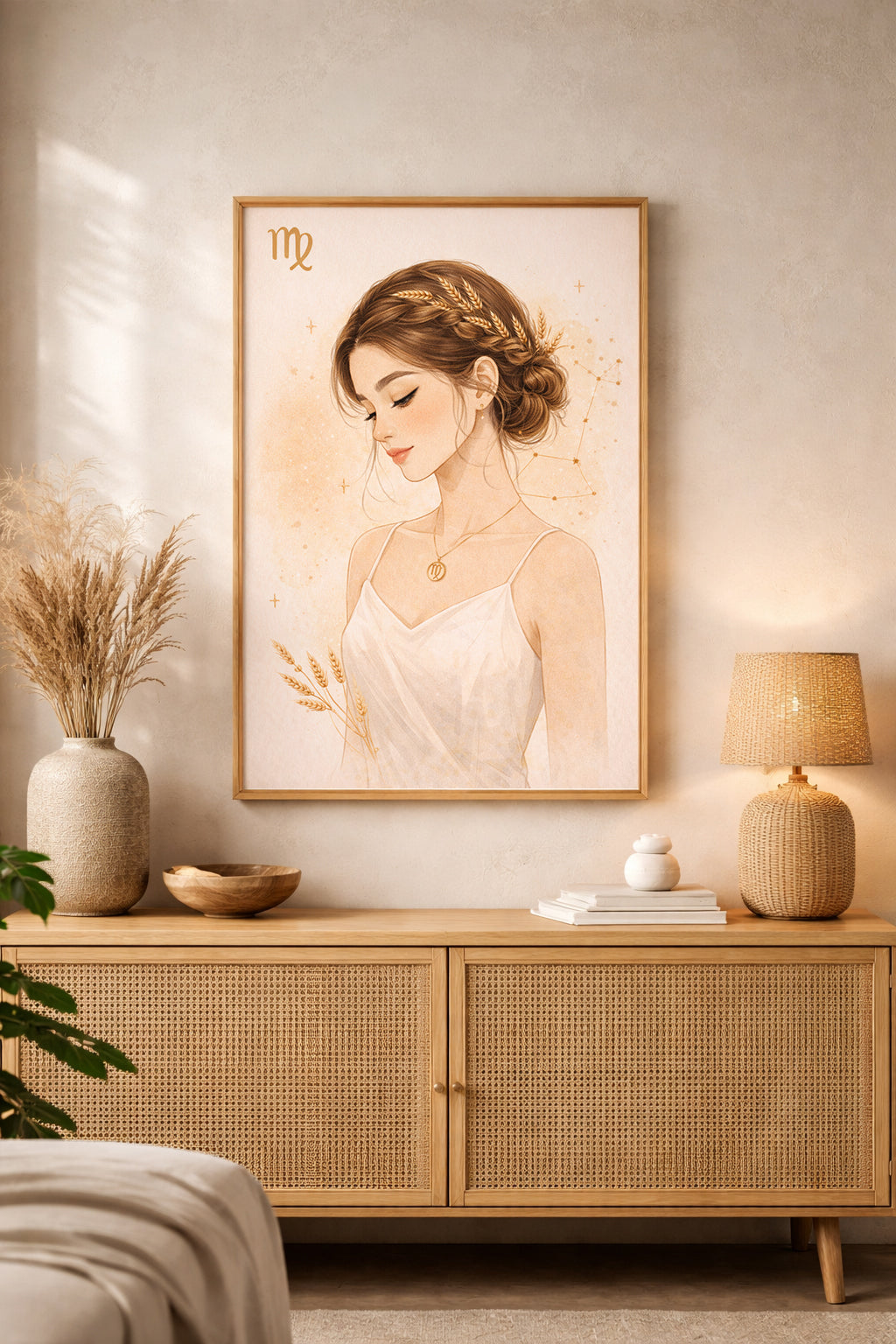 Lámina zodiaco Virgo mujer
