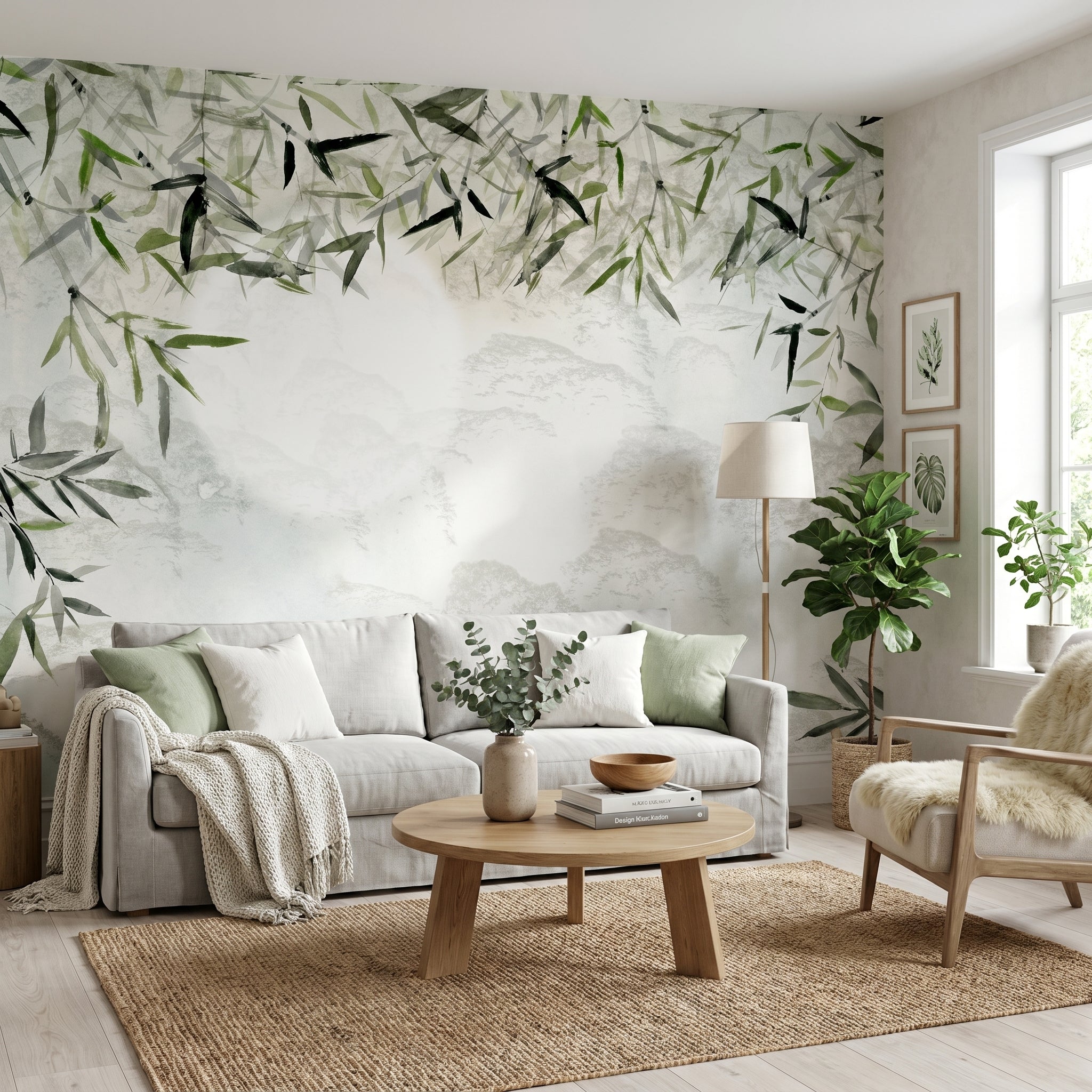 Mural de papel pintado - Bambú