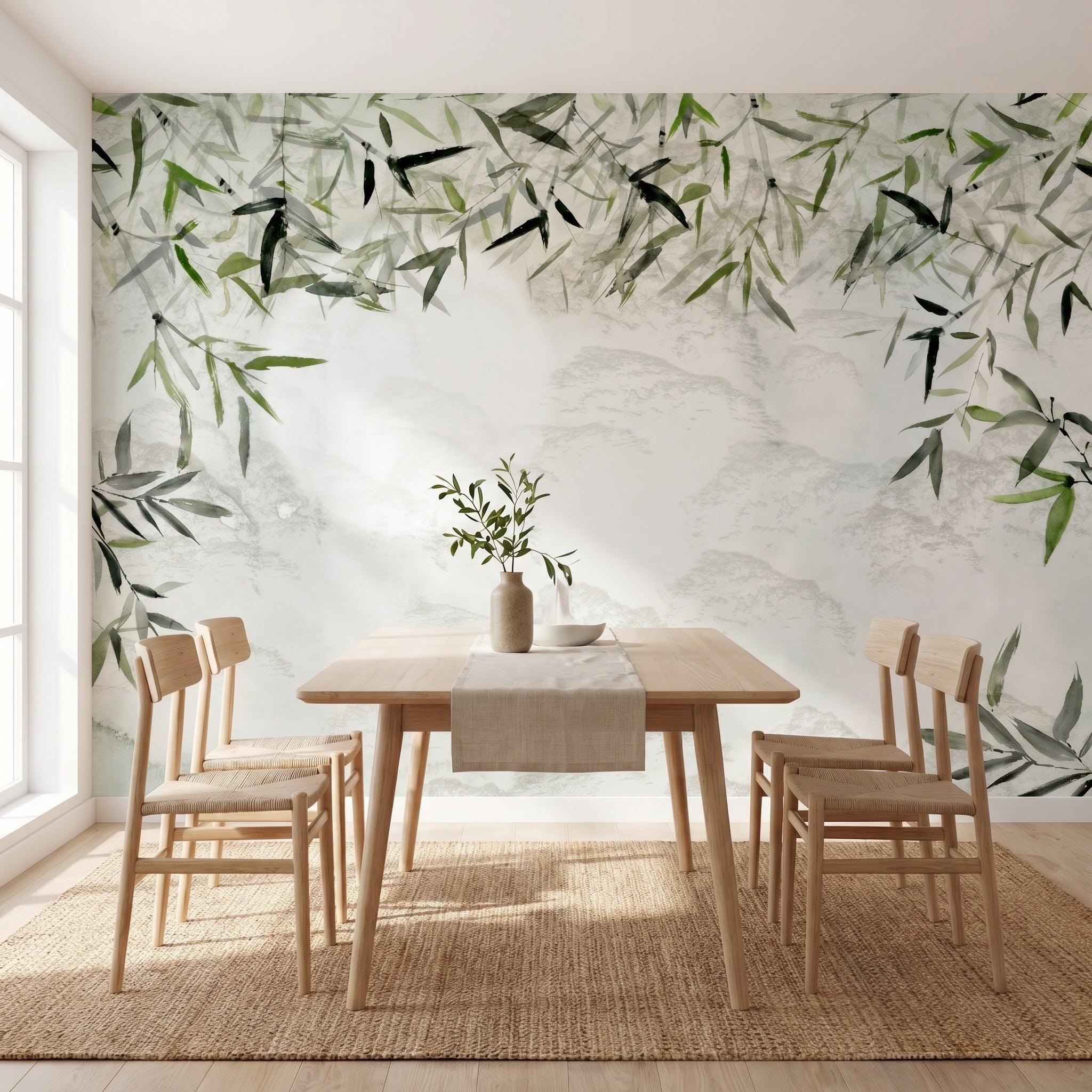 Mural de papel pintado - Bambú