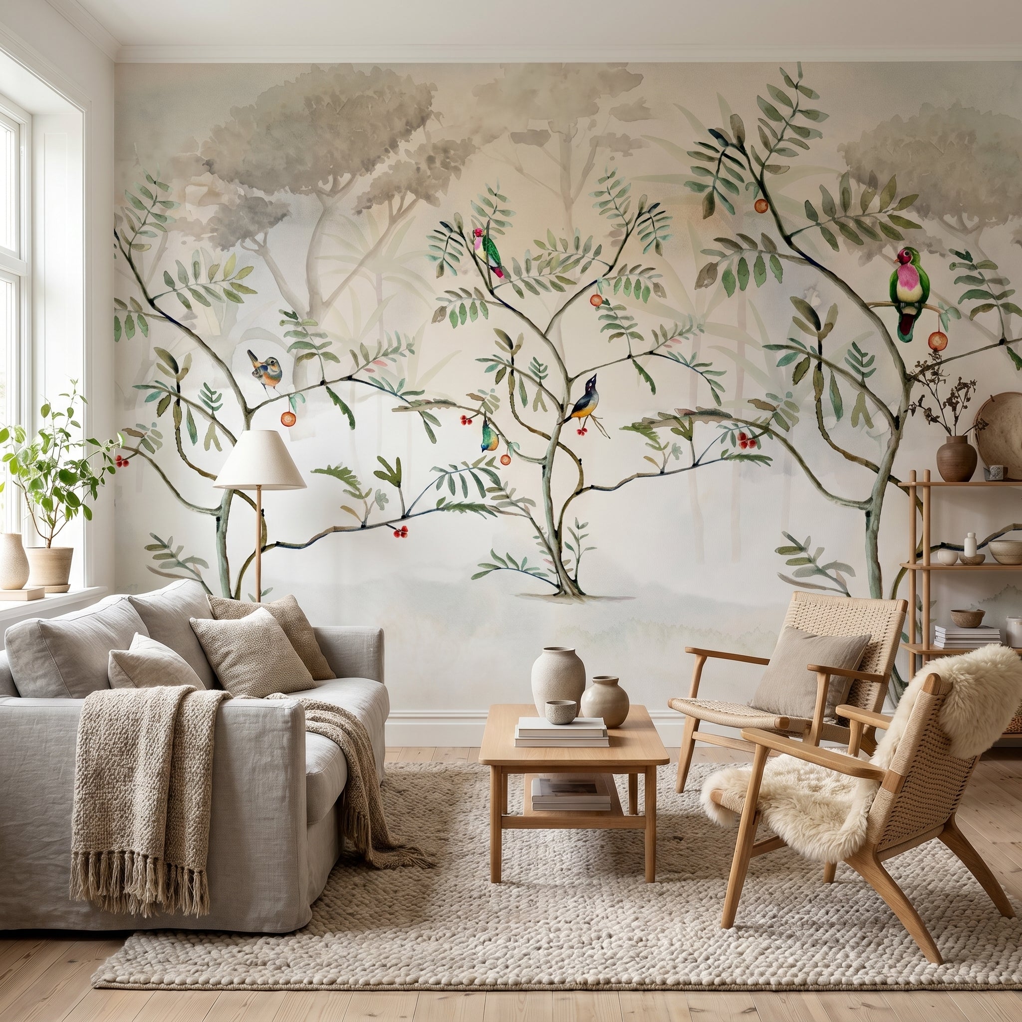 Mural de papel pintado - Jardín