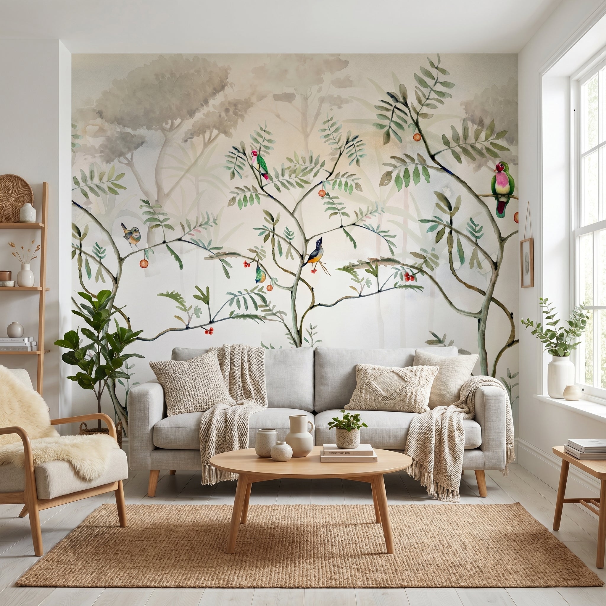 Mural de papel pintado - Jardín