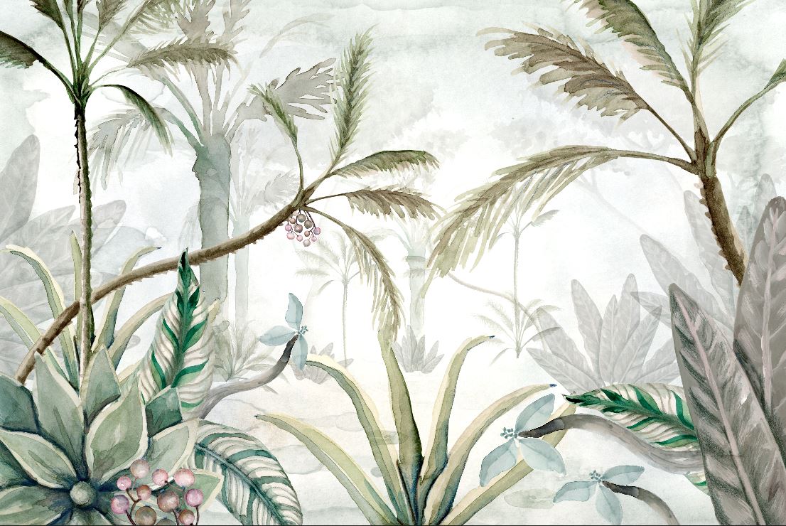 Mural de papel pintado - Trópico II