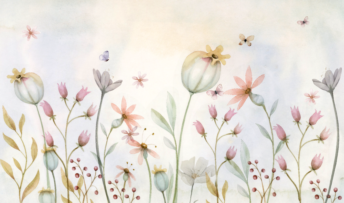 Mural de papel pintado - JARDIN SILVESTRE