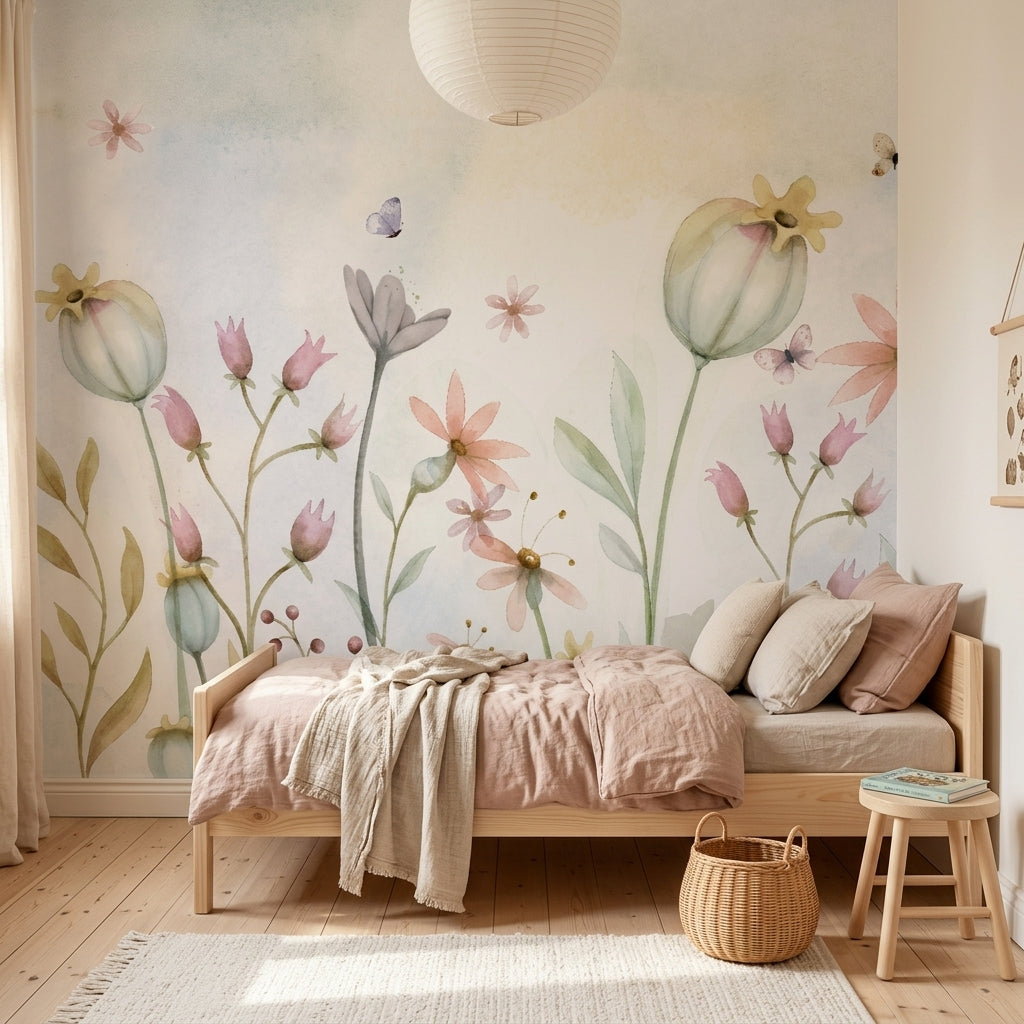 Mural de papel pintado - JARDIN SILVESTRE