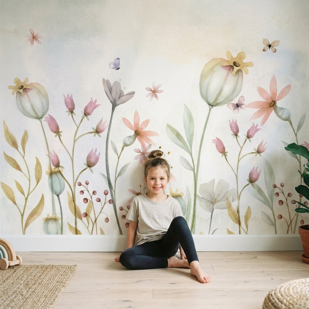 Mural de papel pintado - JARDIN SILVESTRE