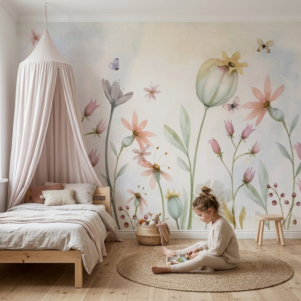 Mural de papel pintado - JARDIN SILVESTRE