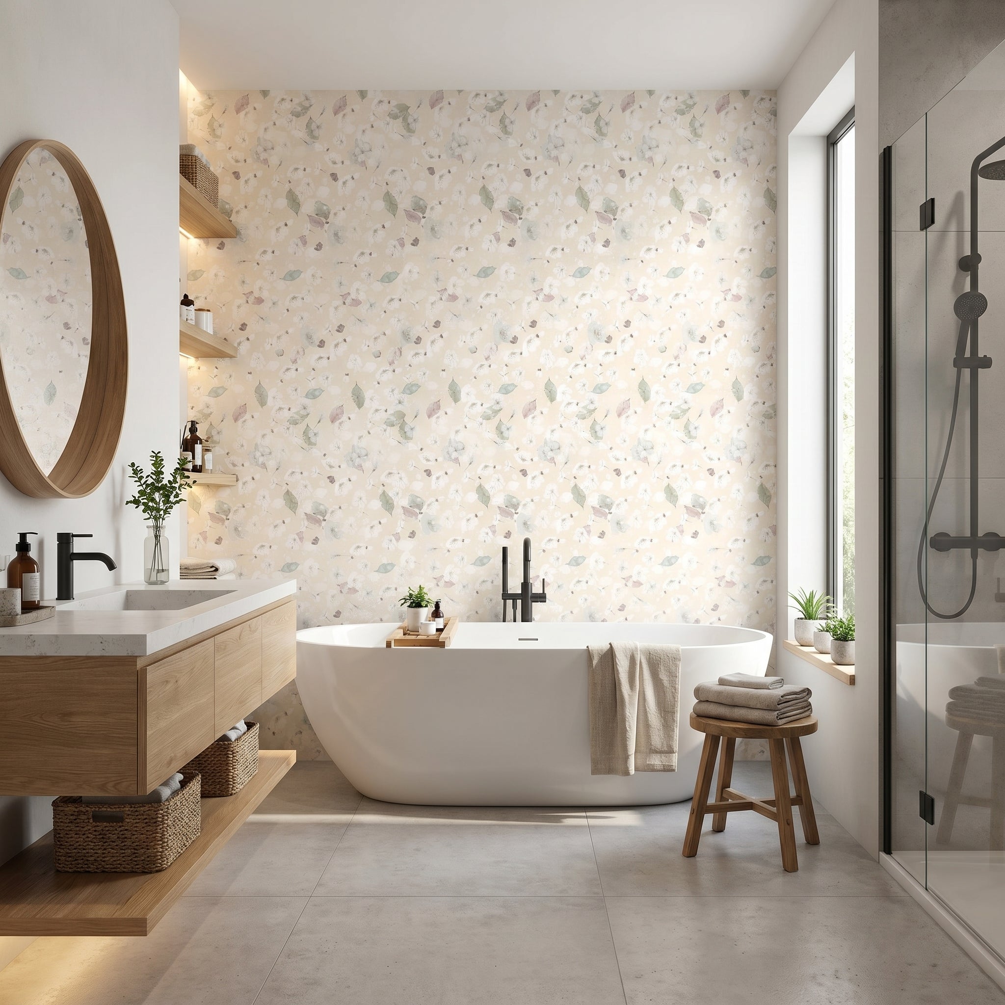 Papel pintado - Almendro en flor I