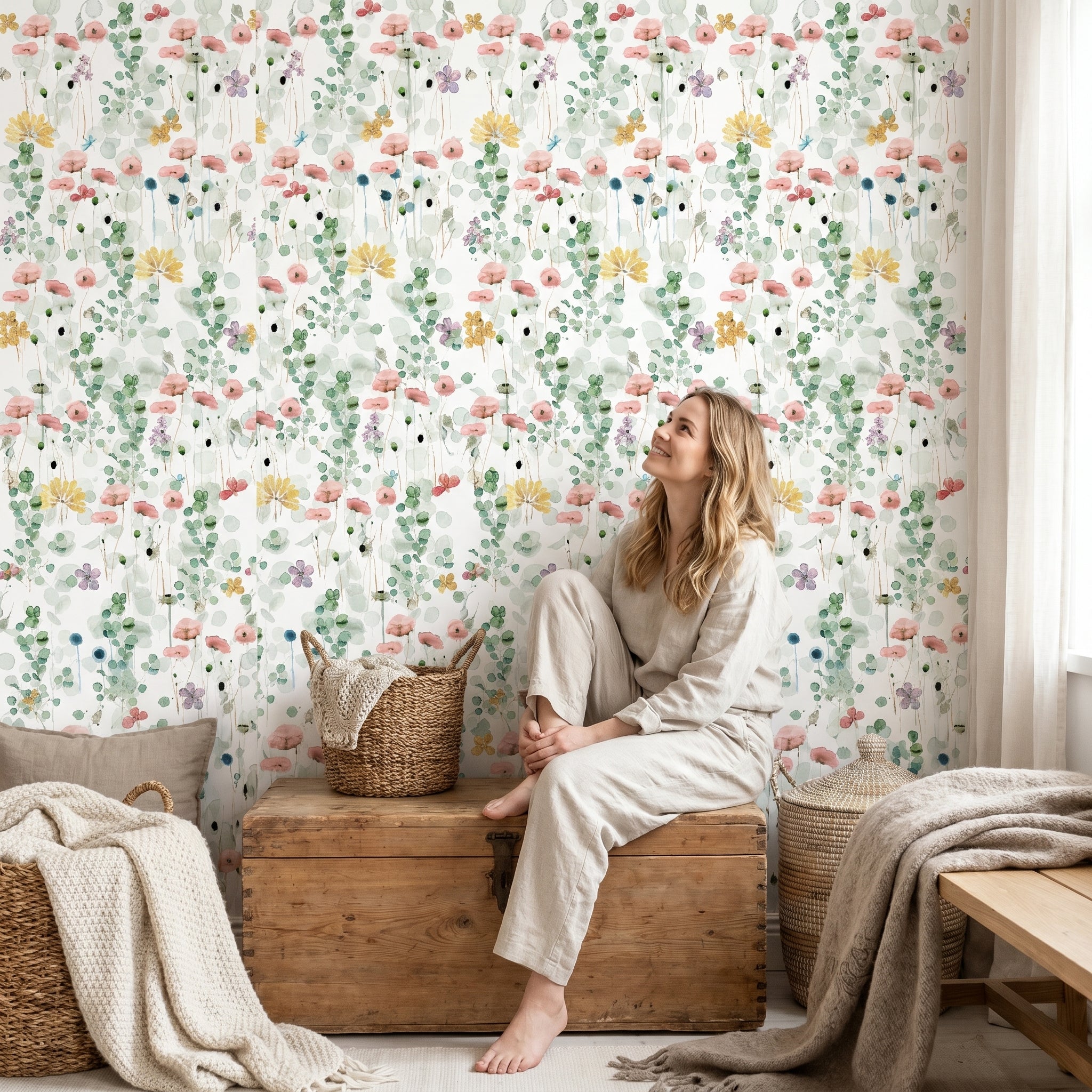 Papel pintado - Floral I