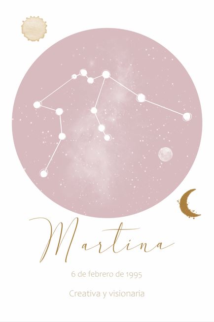 Lámina personalizada zodíacos