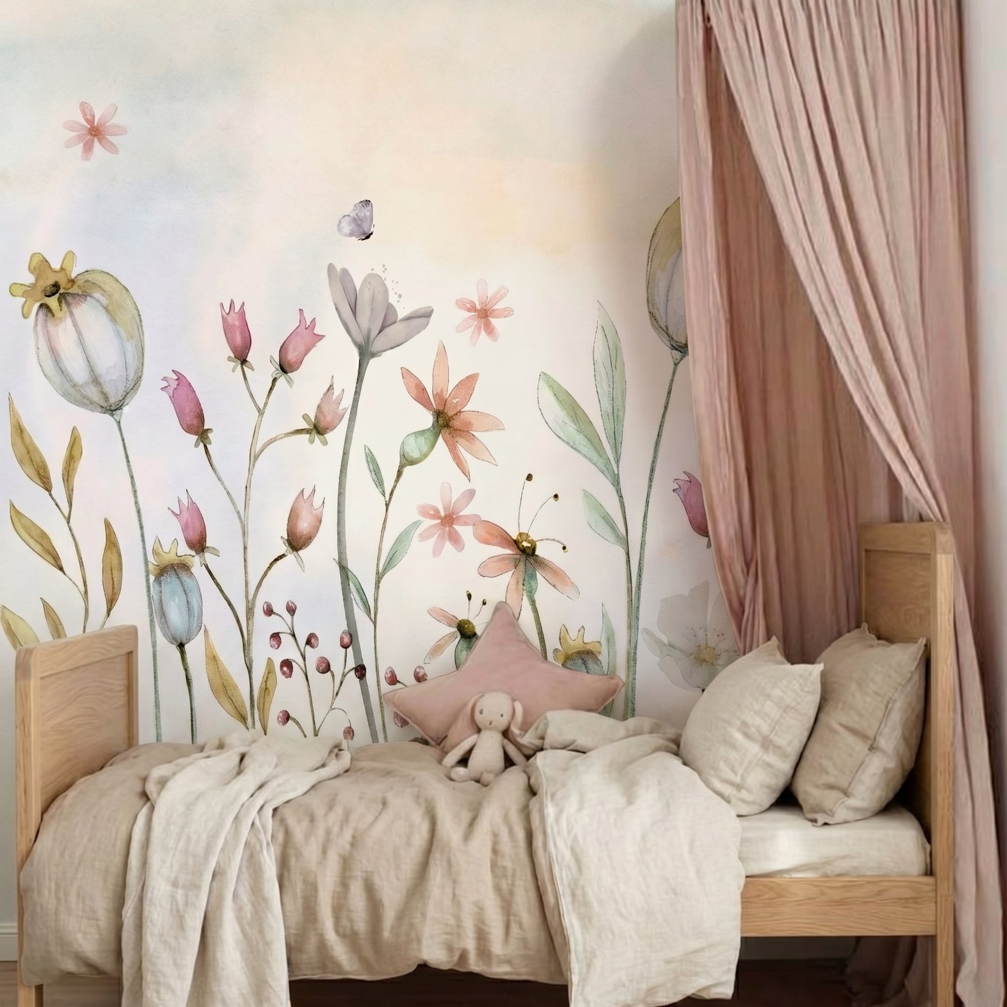 Mural de papel pintado - JARDIN SILVESTRE