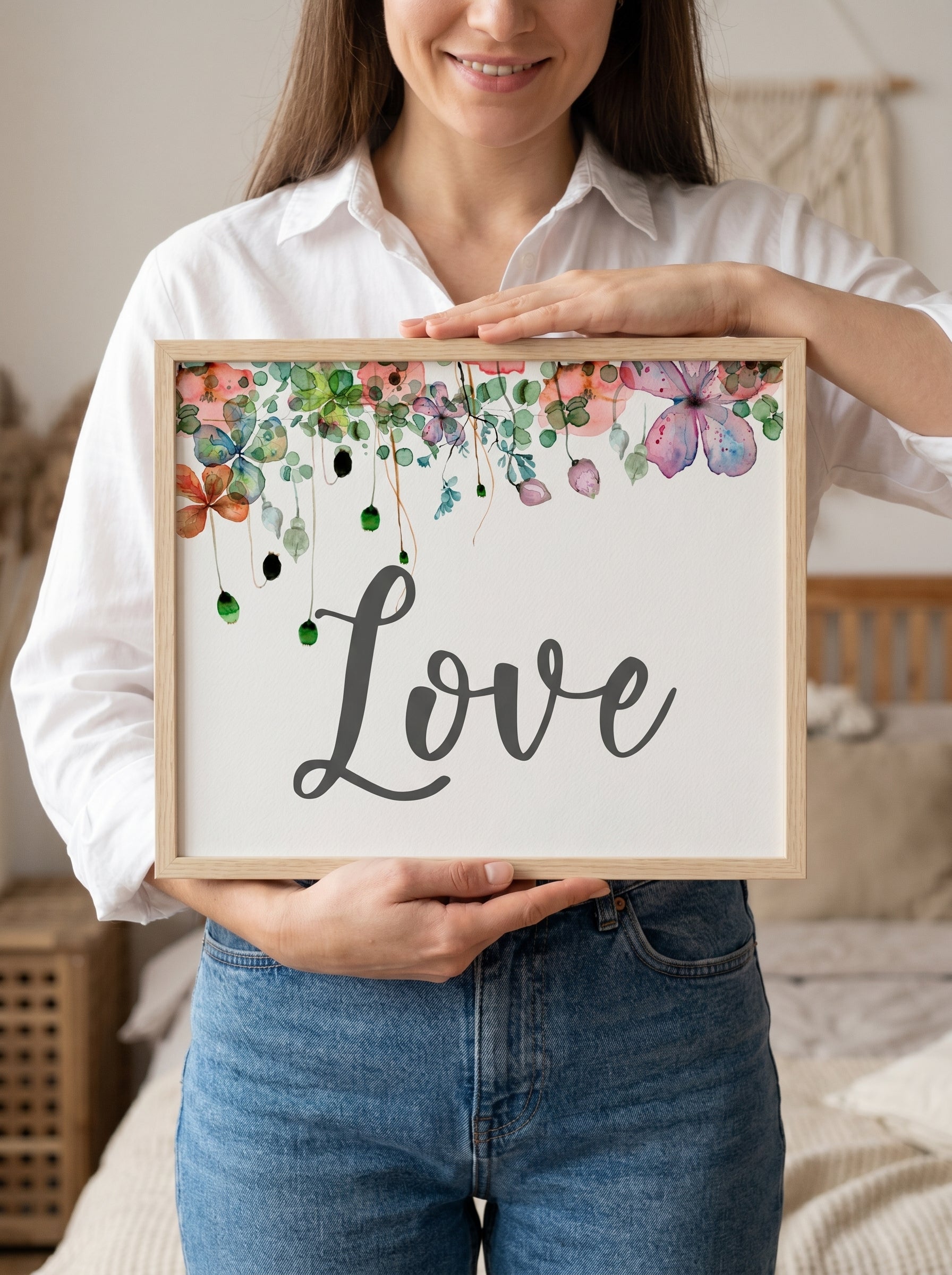 Lámina - Flores Love