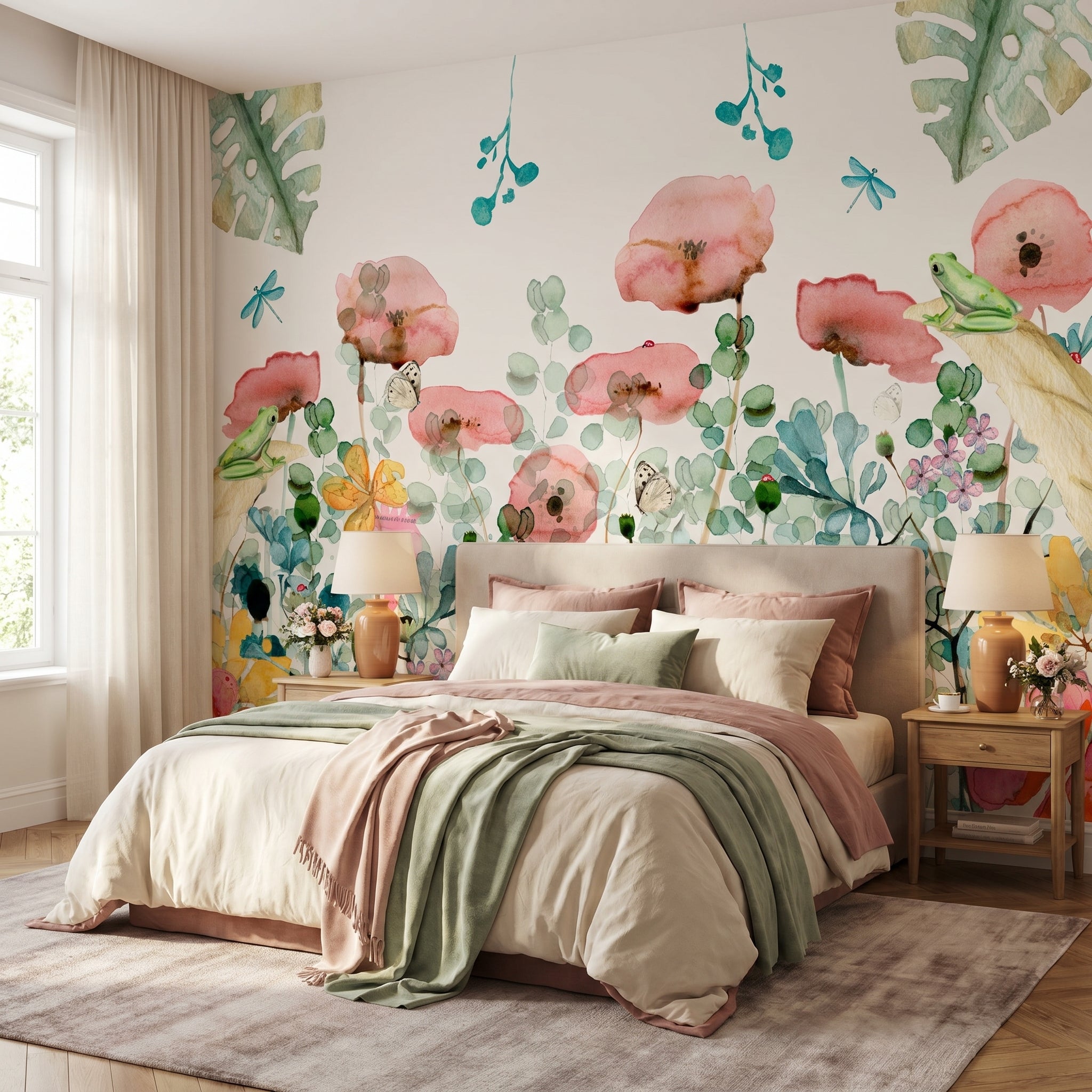 Mural de papel pintado - Floral I
