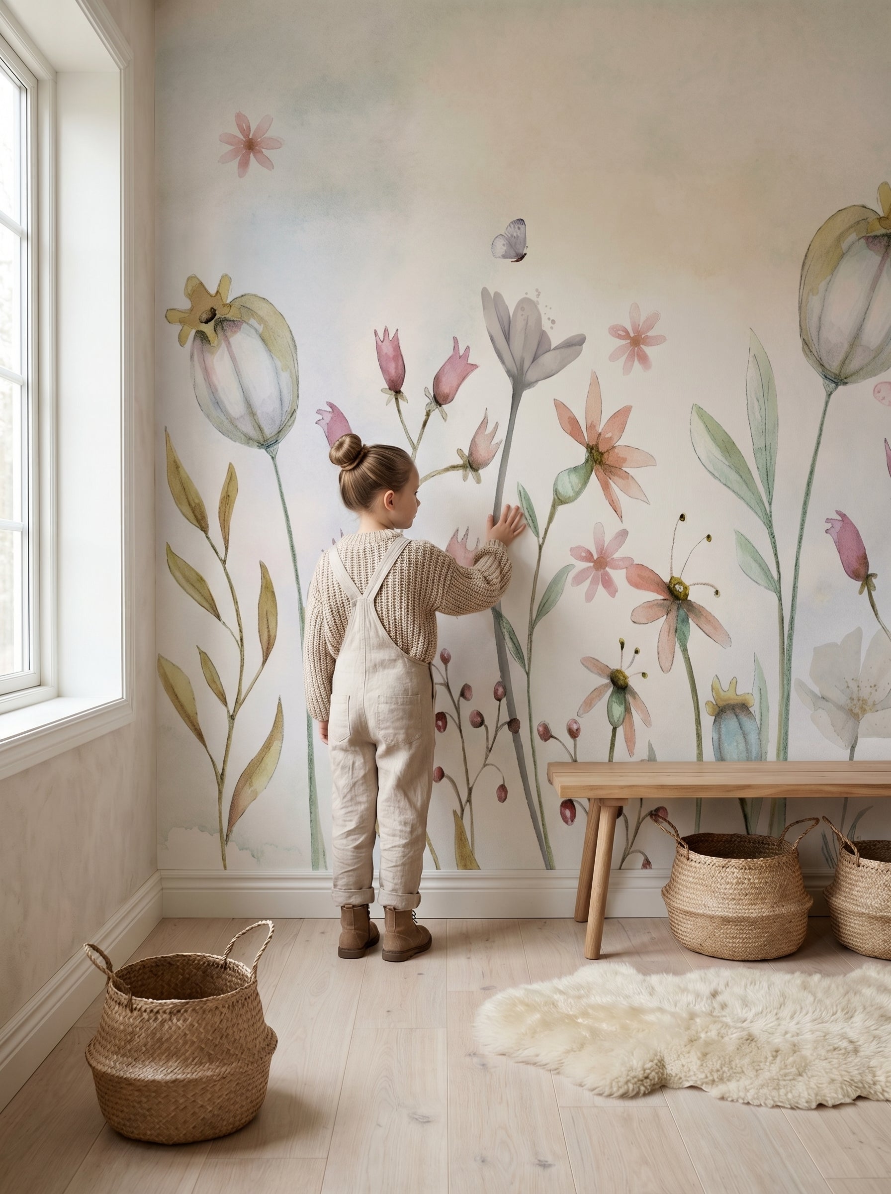 Mural de papel pintado - JARDIN SILVESTRE