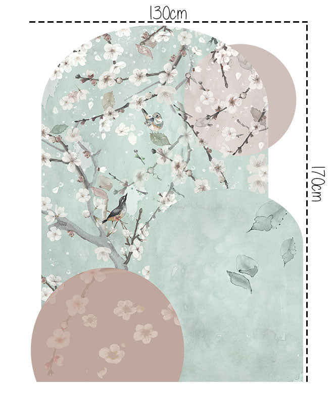 Arco adhesivo - Almendro en flor I