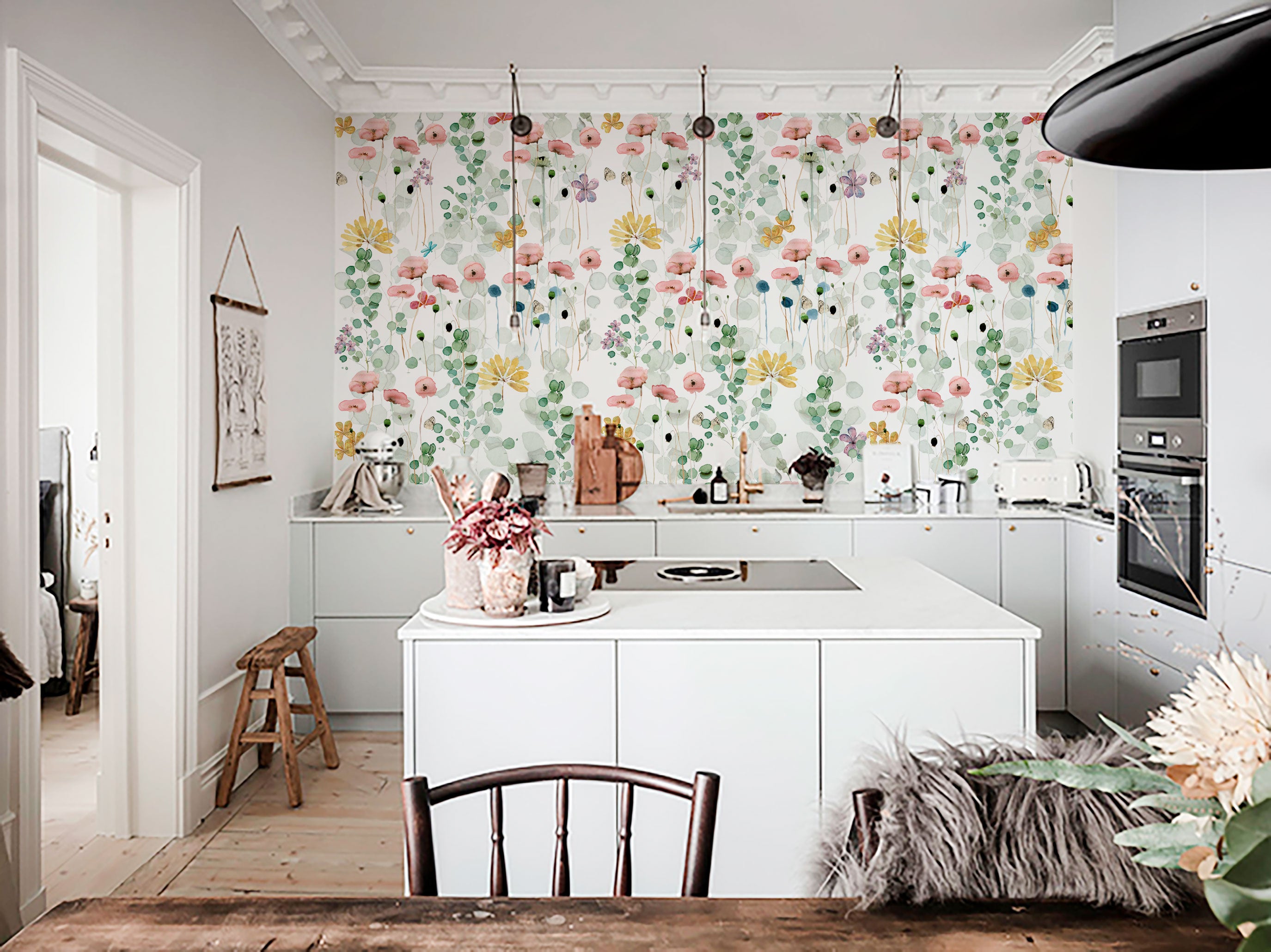 Papel pintado - Floral I