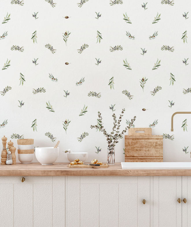Papel pintado - Olivo