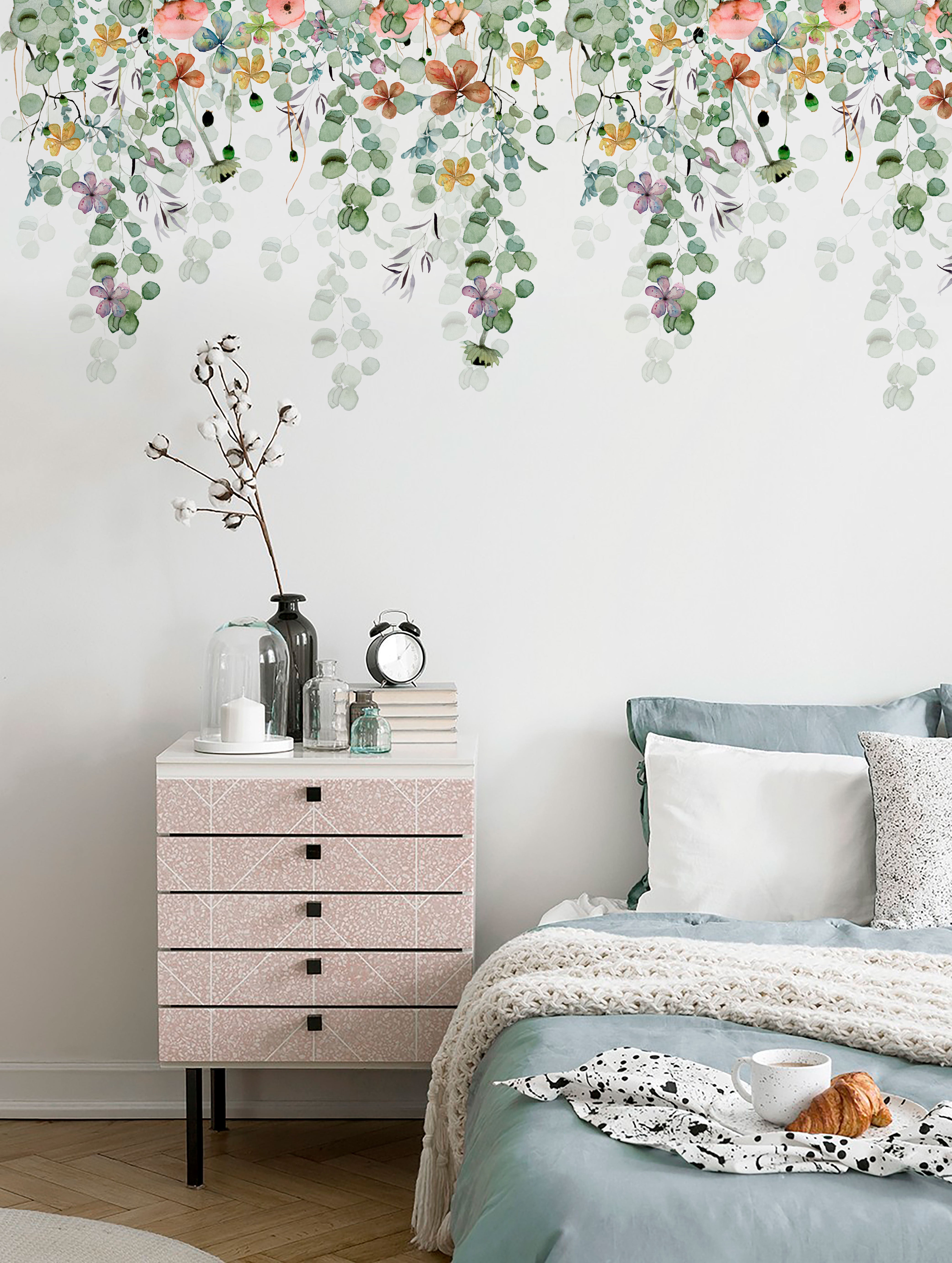 Papel pintado - Love Tale Flores colgantes I