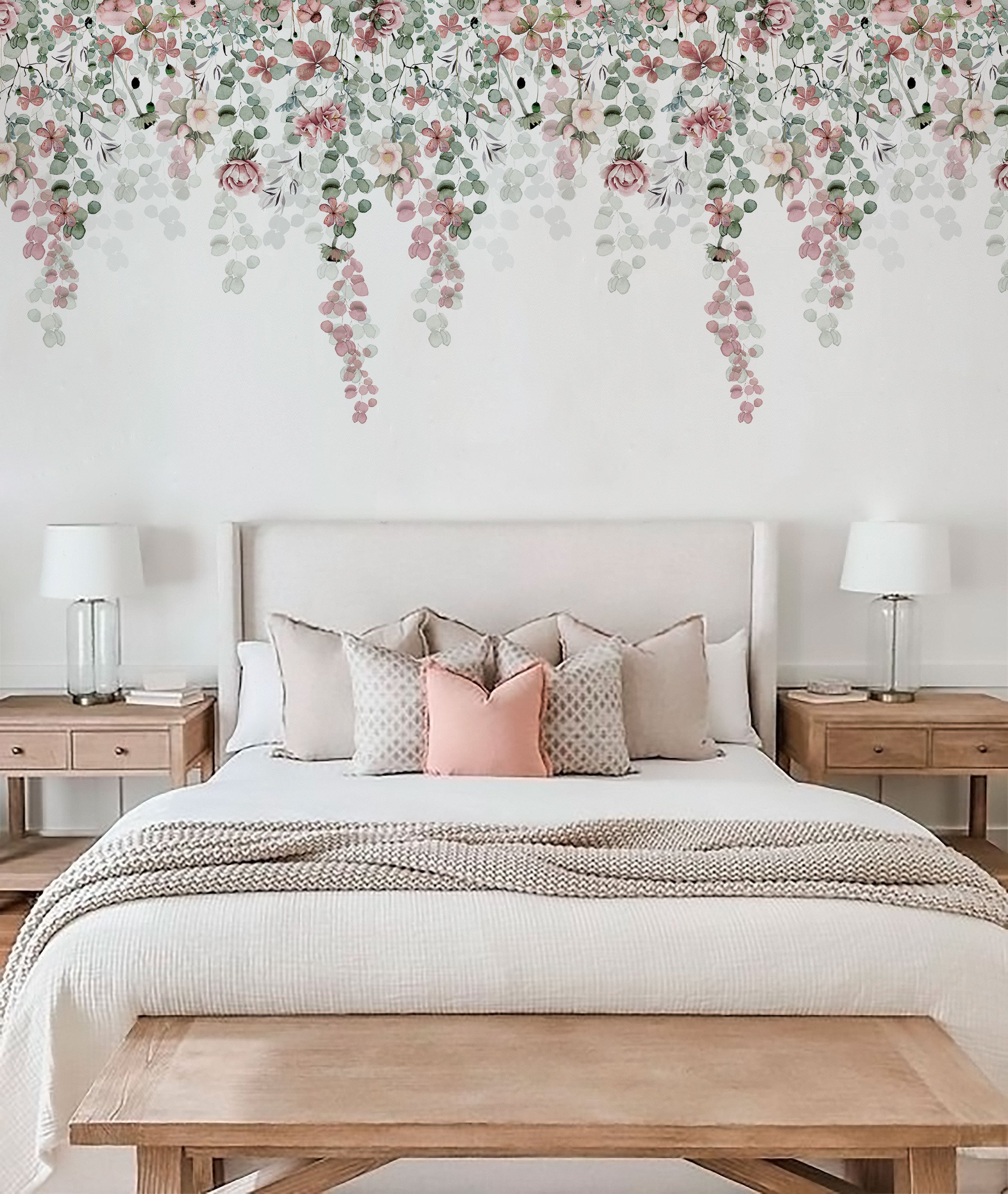 Papel pintado - Love Tale Flores colgantes II