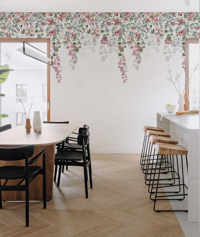 Papel pintado - Love Tale Flores colgantes II