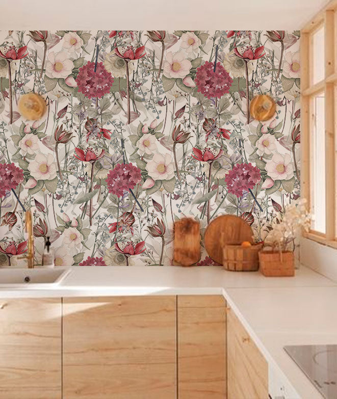 Papel pintado - Flores Silvestres I