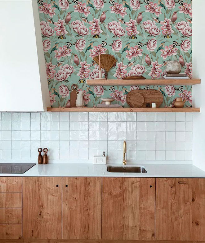 Papel pintado - Rosas III